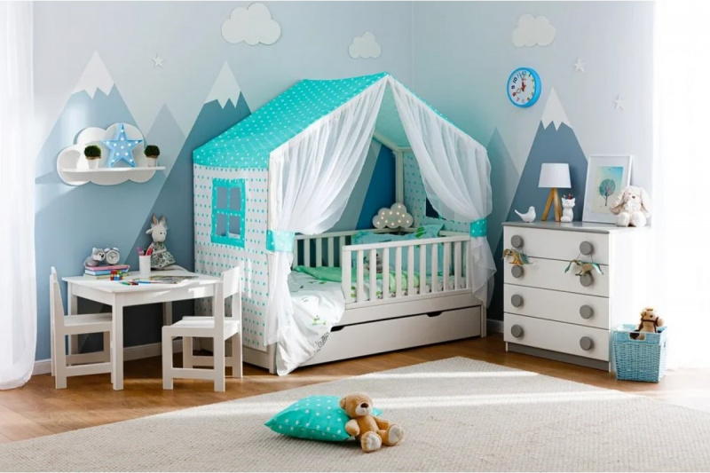 Как расположить детскую кровать Как расположить детскую кровать