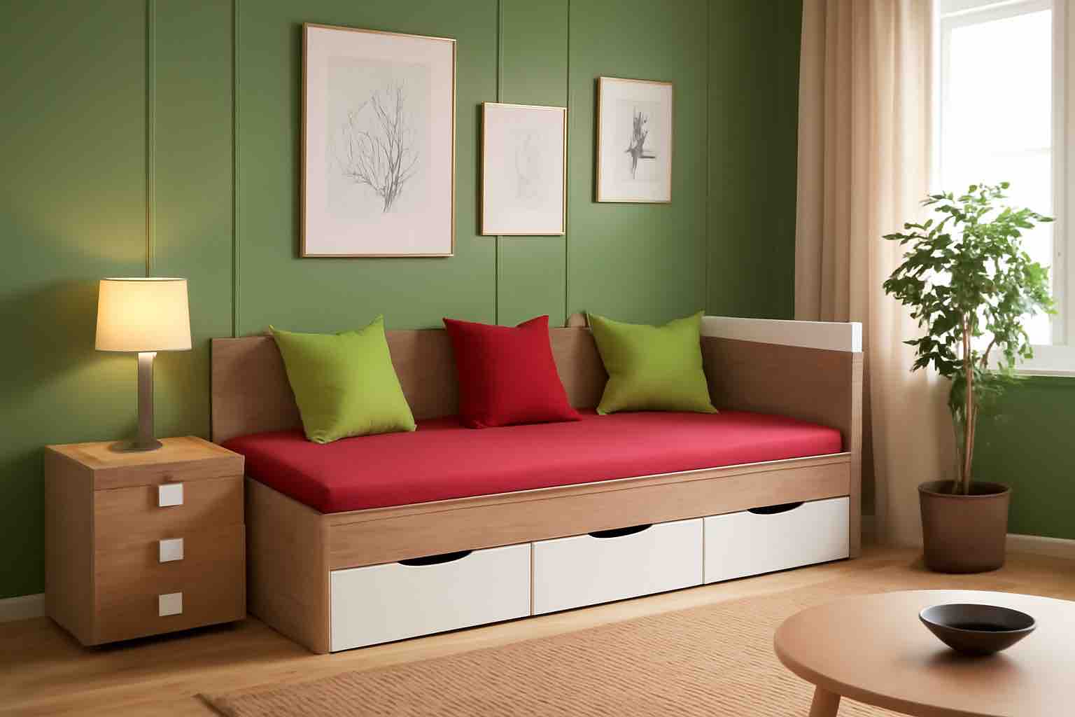 Кровать угловая 90х200 коллекции Модерн 