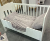 Кроватка-стол Миа 120х60 белый/белый  от Династия Kids