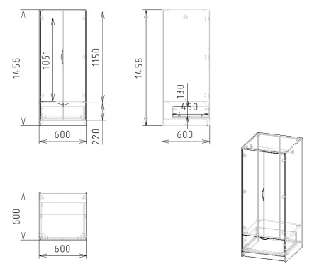 Кровать-чердак Уют-2 + Стол Уют-2 + Шкаф Уют-2  от Династия Kids