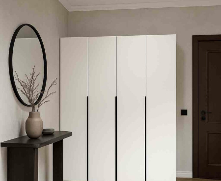 Шкаф 4-х дверный коллекции Брайт от Династия Kids