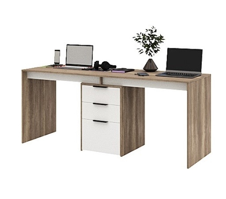 Стол Тандем 1800 мм (корпус дуб золотистый)  от Династия Kids