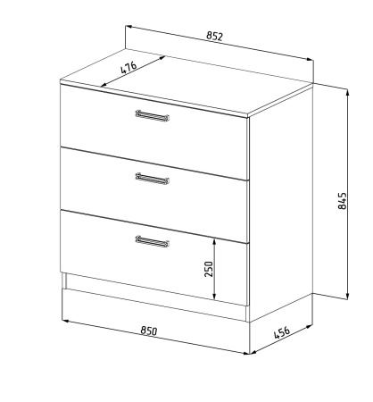 Комод коллекции Гранд от Династия Kids
