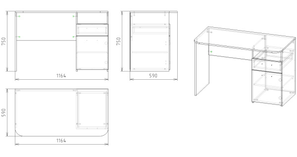 Стол коллекции Престиж от Династия Kids