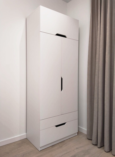 Шкаф коллекции Лайт Лофт (цвет белый)