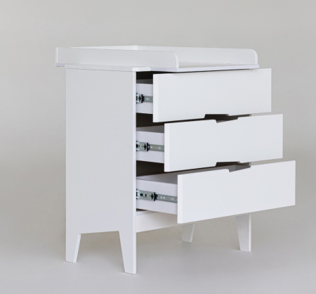 Комод Aлберо белый (со съемным пеленальным столом) от Династия Kids
