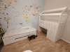Кровать-чердак 160х80 Теремок (цвет белый) от Династия Kids