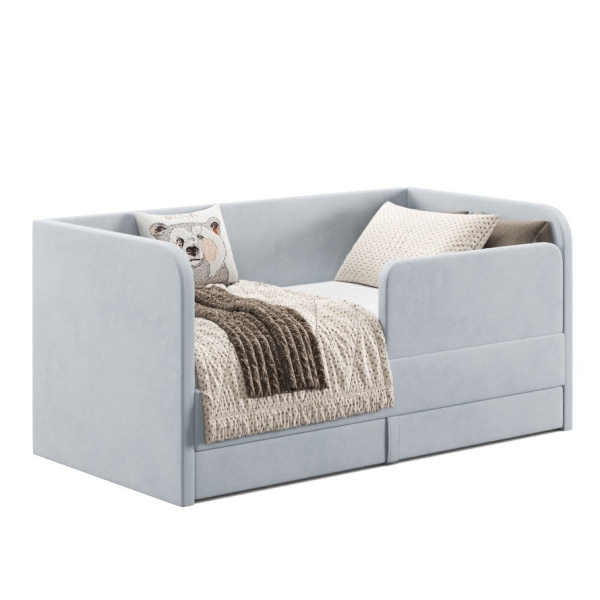 Комплект: кровать-чердак Мозаика-2 + кровать Непос + стеллаж   от Династия Kids