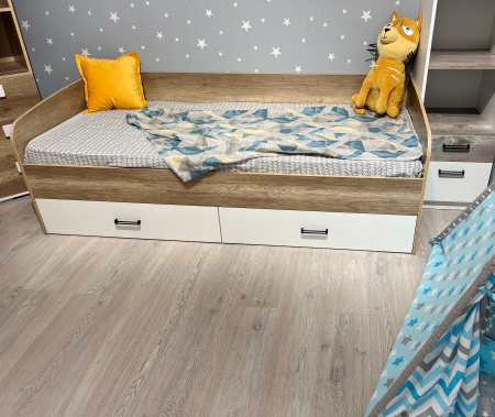 Кровать Твой Стиль New 200х120 (прямая спинка) от Династия Kids