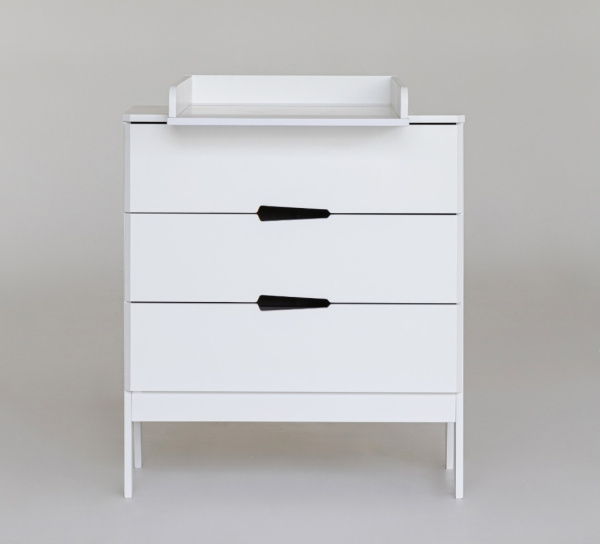 Комод Aлберо белый (со съемным пеленальным столом) от Династия Kids
