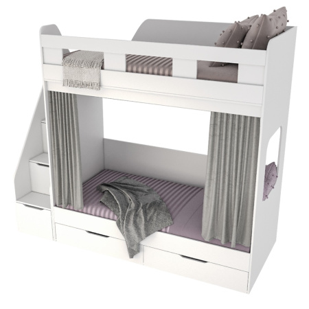 Двухъярусная кровать Твинс 190х90 от Династия Kids