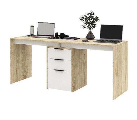 Стол Тандем 1800 мм (корпус дуб золотистый)  от Династия Kids