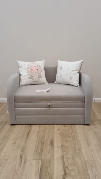 Диван выкатной Малыш Карамель 700 мм (подушка с принтом)