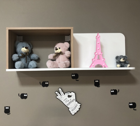 Полка навесная коллекции Мозаика