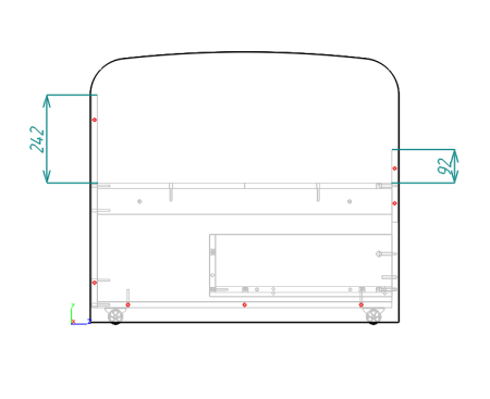 Кровать двухъярусная Городок (бетон пайн + белый) от Династия Kids