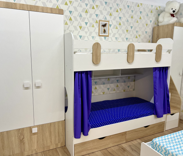 Двухъярусная кровать Фортуна (размеры и цвета разные)