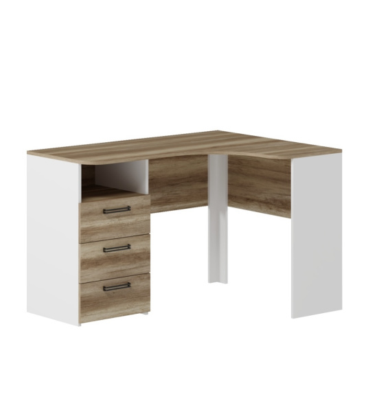 Набор для школьника (стол угловой + полка + комод) от Династия Kids