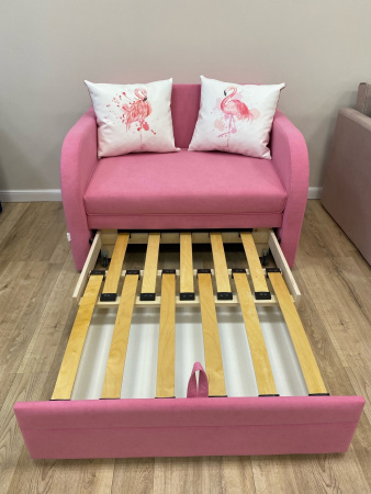 Диван выкатной Малыш Карамель 700 мм (подушка с принтом)