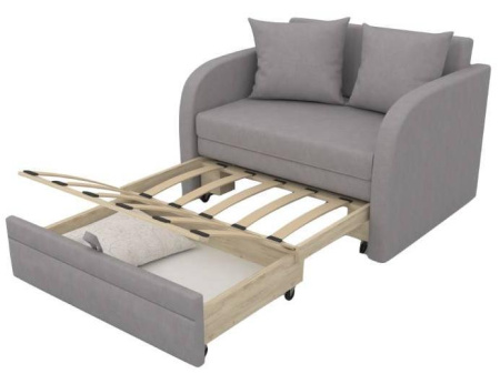 Диван выкатной Малыш Карамель 700 мм (подушка с принтом)