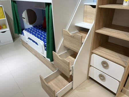 2-х ярусная кровать Фортуна 180х80 (цвет белый)