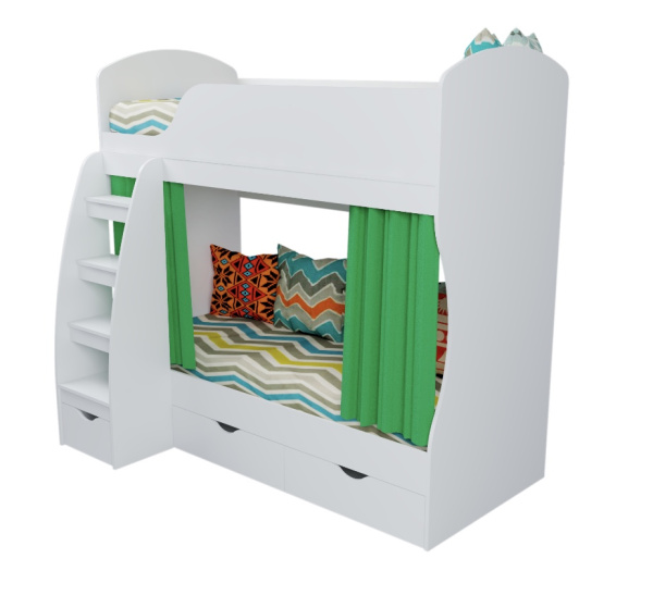 Двухъярусная кровать коллекции Умка 180*80