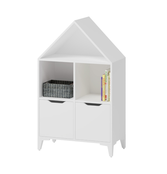 Стеллаж-Домик 4 (цвет:белый) 