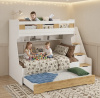 Кровать РУМ 120х200 (корпус дуб золотистый + фасады белые) от Династия Kids