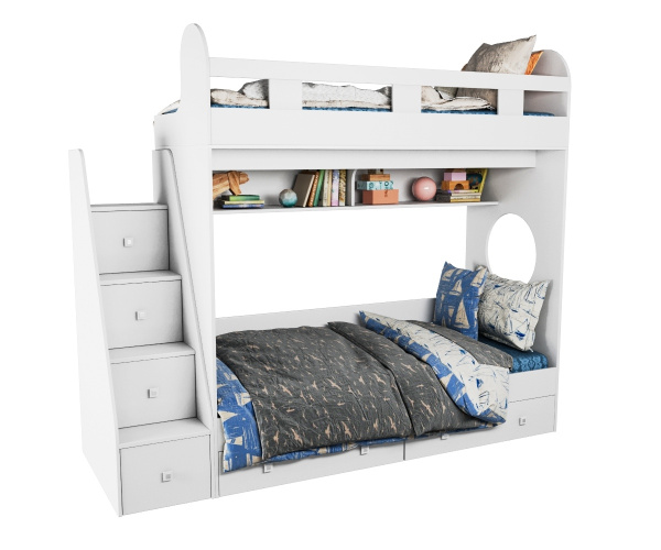 Кровать двухъярусная Юниор-1 (спальные места 160х80)