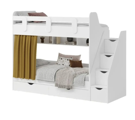 Двухъярусная кровать Фортуна 180х80 (размеры и цвета разные) от Династия Kids