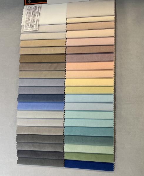 Угловая кровать Слайт Полоса 80х190 (универсальный угол). Велюр Тедди от Династия Kids