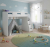 Кровать-чердак 190х90 коллекции Мозаика-2  от Династия Kids