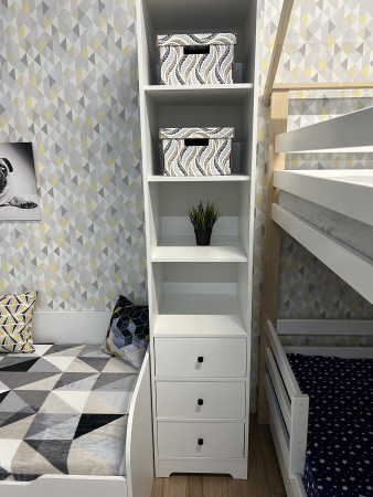 Пенал-стеллаж коллекции Норд  от Династия Kids