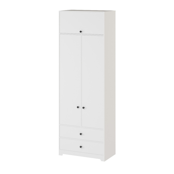 Шкаф-2 с антресолью и ящиками коллекции Норд 