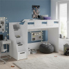 Кровать-чердак 200х90 коллекции Мозаика-2  от Династия Kids