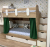 2-х ярусная кровать Фортуна (корпус белый + фасады дуб сонома) 180*80 от Династия Kids