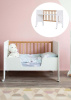 Кроватка-стол Миа 120х60 белый/дерево  от Династия Kids
