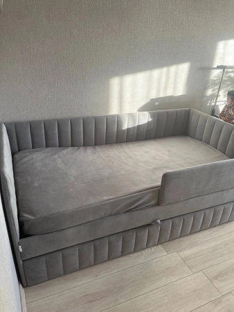 Кровать Гретта 90х190 (c ящиком для белья)