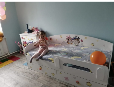 Кровать коллекции Совята NEW 190х90 от Династия Kids