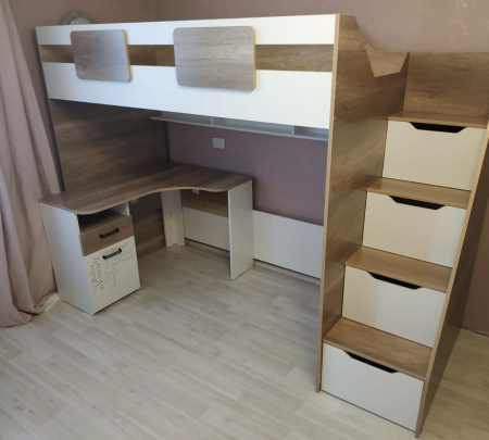 Стол угловой Твой Стиль 1160 мм (с принтом) от Династия Kids