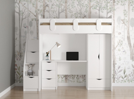 Стол Уют-2 (цвет белый) ширина 121 см от Династия Kids