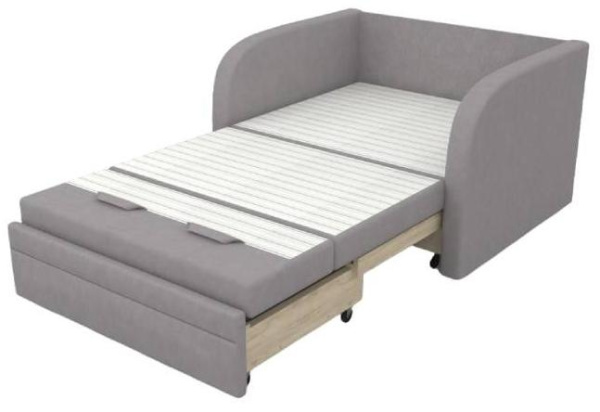 Диван выкатной Малыш Карамель 700 мм (подушка с принтом)