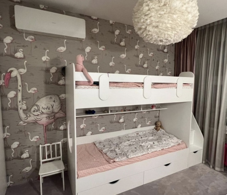 Двухъярусная кровать Фортуна (размеры и цвета разные) от Династия Kids