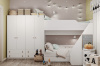 Кровать 200х90 Умка-3 (цвет белый)  от Династия Kids